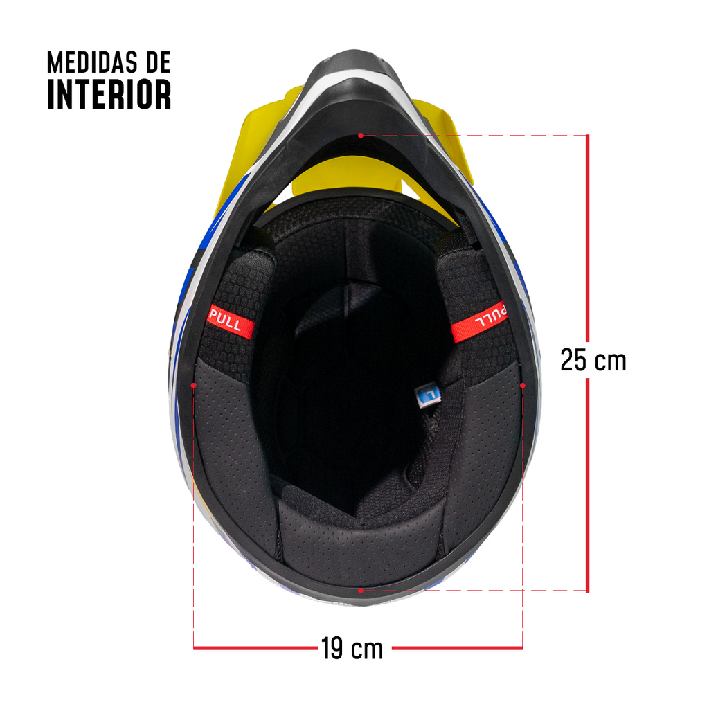 Casco Off Road R1 CC-OFR-R1-003 Motocross y Enduro DOT