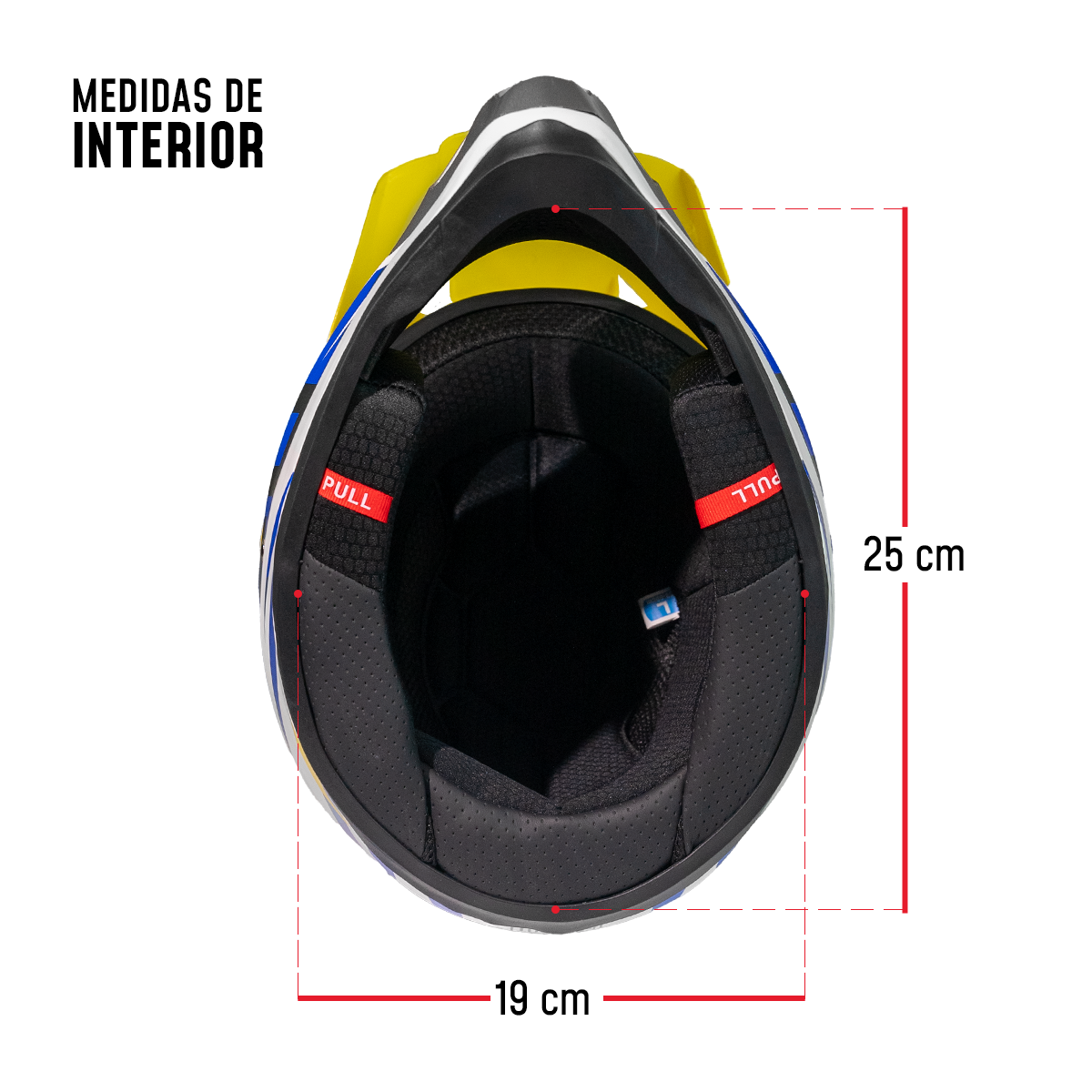 Casco Off Road R1 CC-OFR-R1-003 Motocross y Enduro DOT