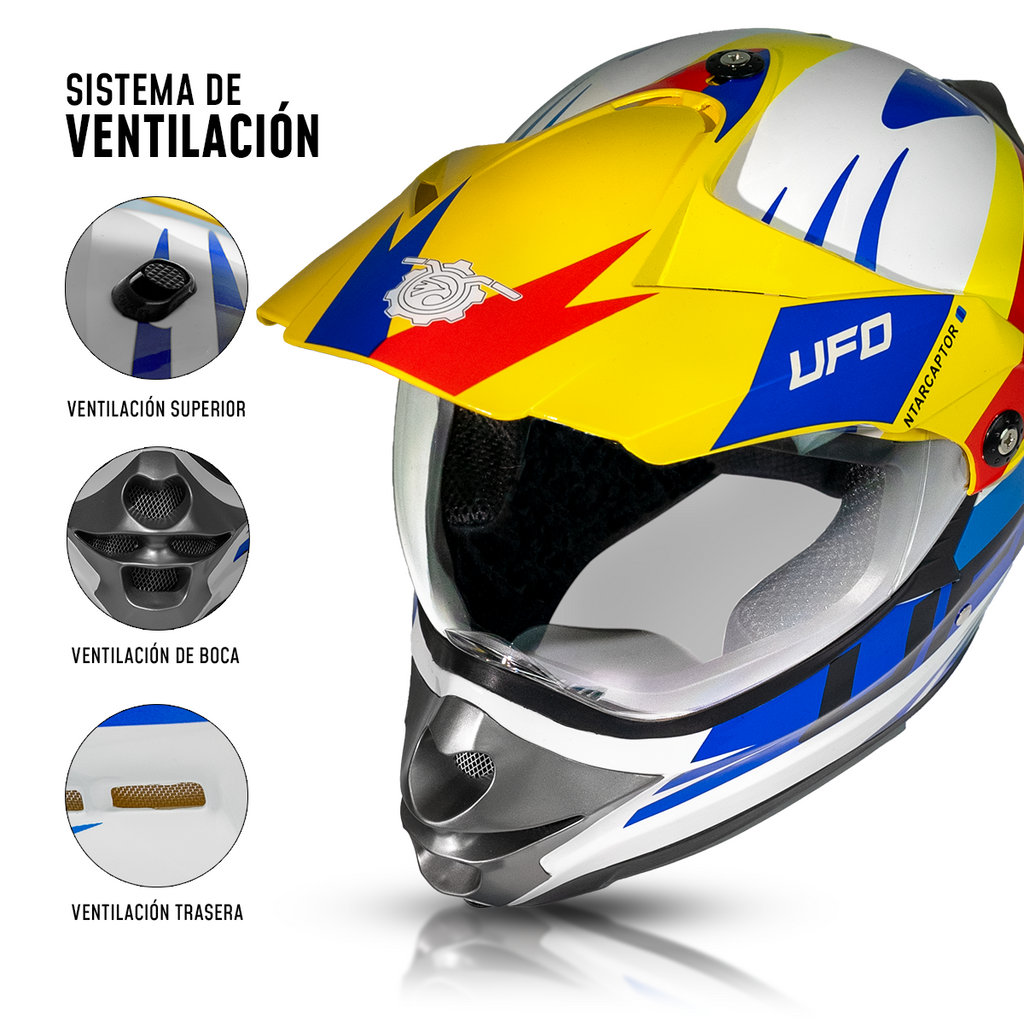 Casco Off Road R1 CC-OFR-R1-003 Motocross y Enduro DOT