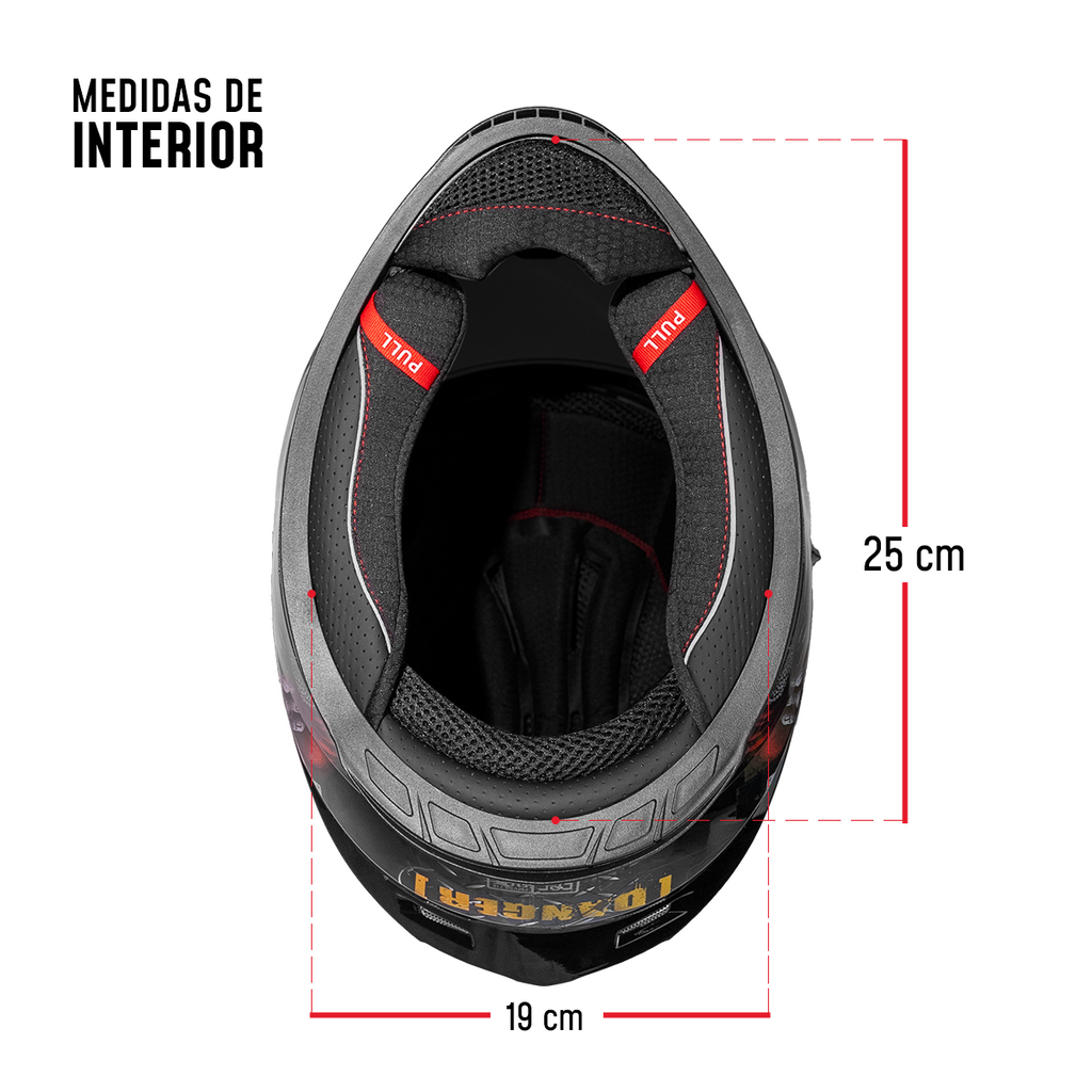 Casco Integral On Road S3 CC-INT-S3-010 Certificación DOT y ECE