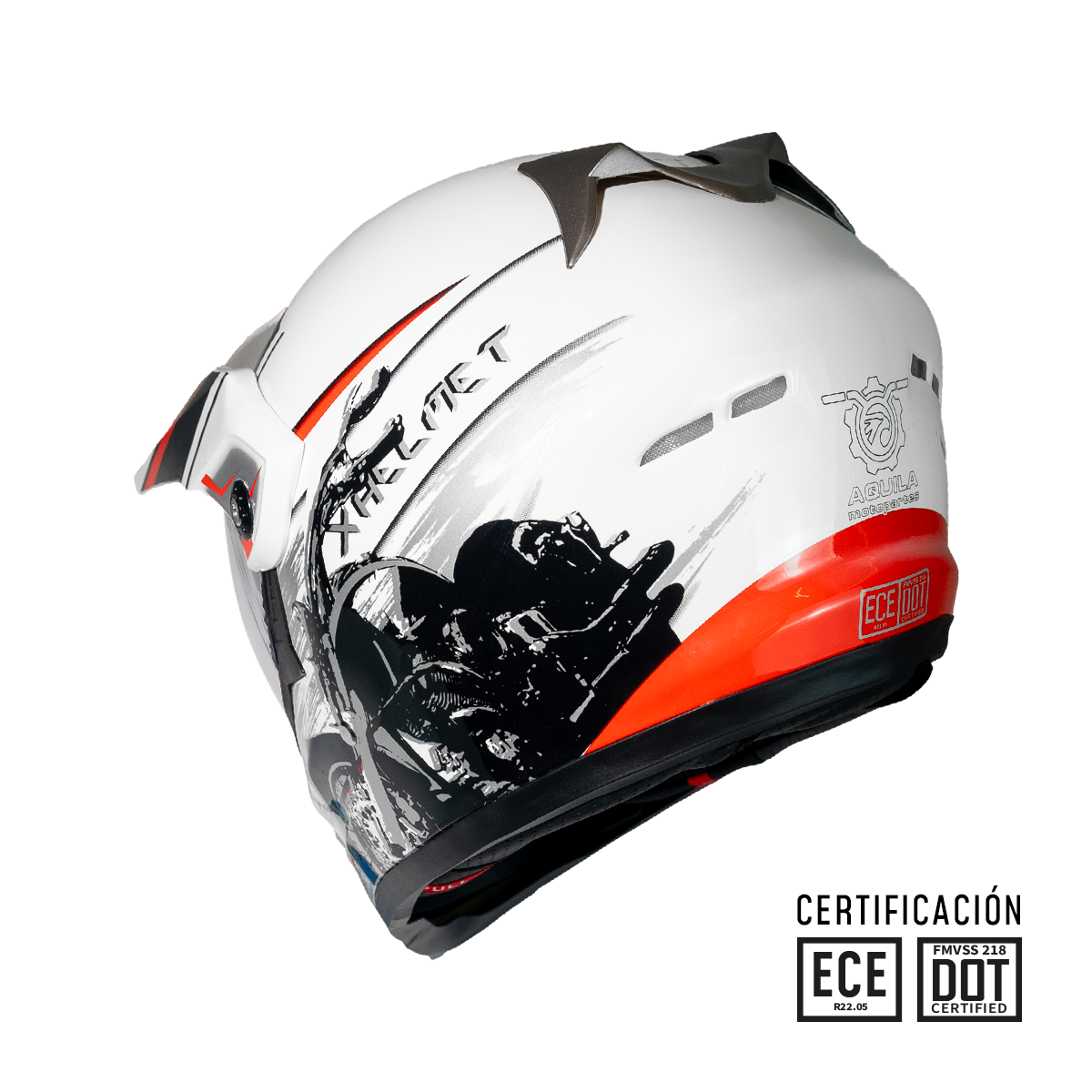 Casco Off Road R1 CC-OFR-R1-008 Motocross Enduro DOT