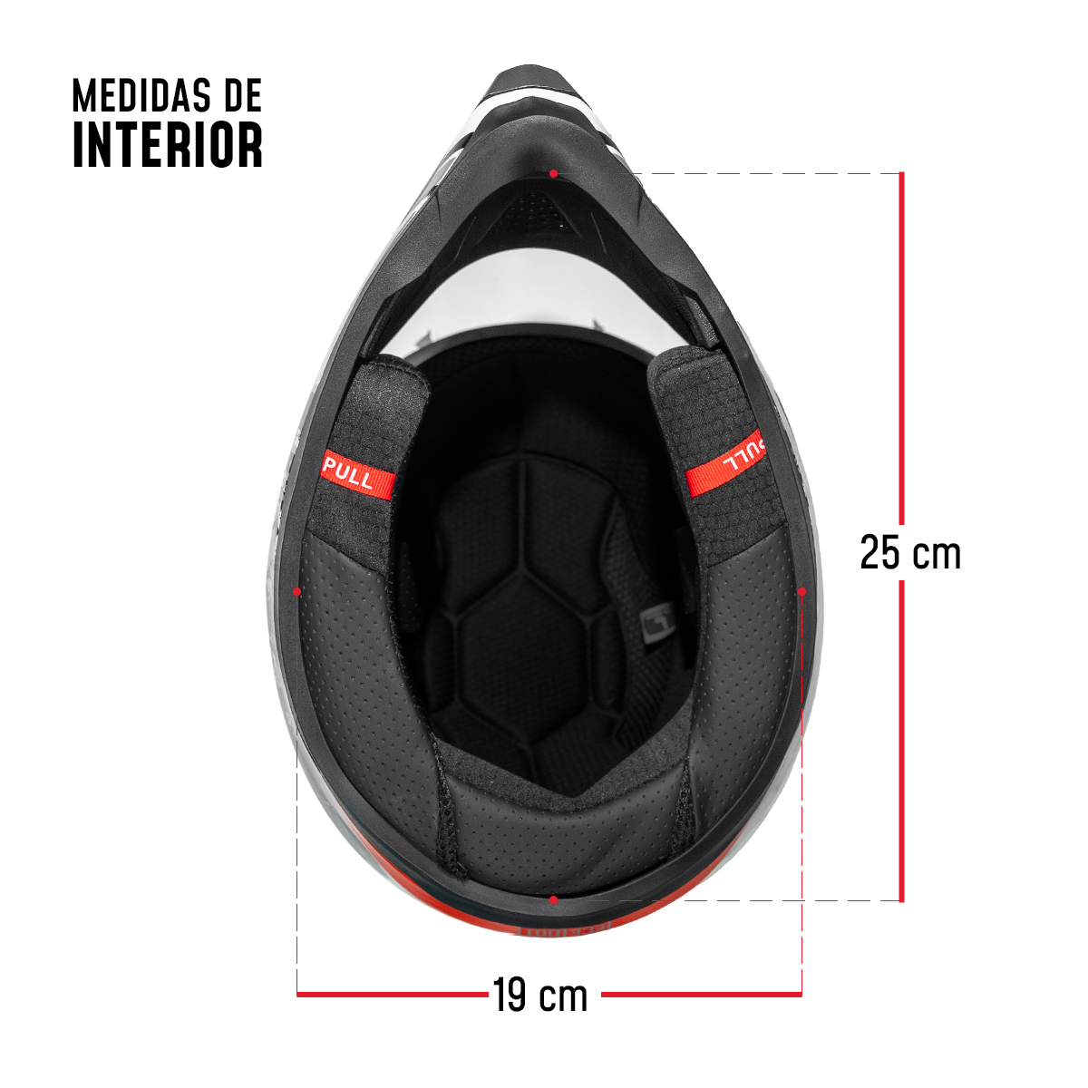 Casco Off Road R1 CC-OFR-R1-008 Motocross Enduro DOT