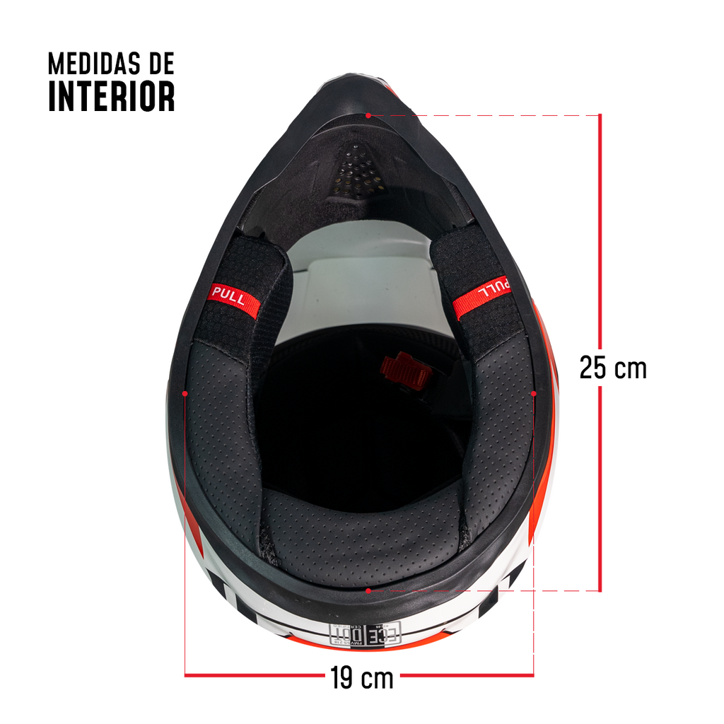 Casco Off Road R1 CC-OFR-R1-005 Uso Enduro Motocross DOT