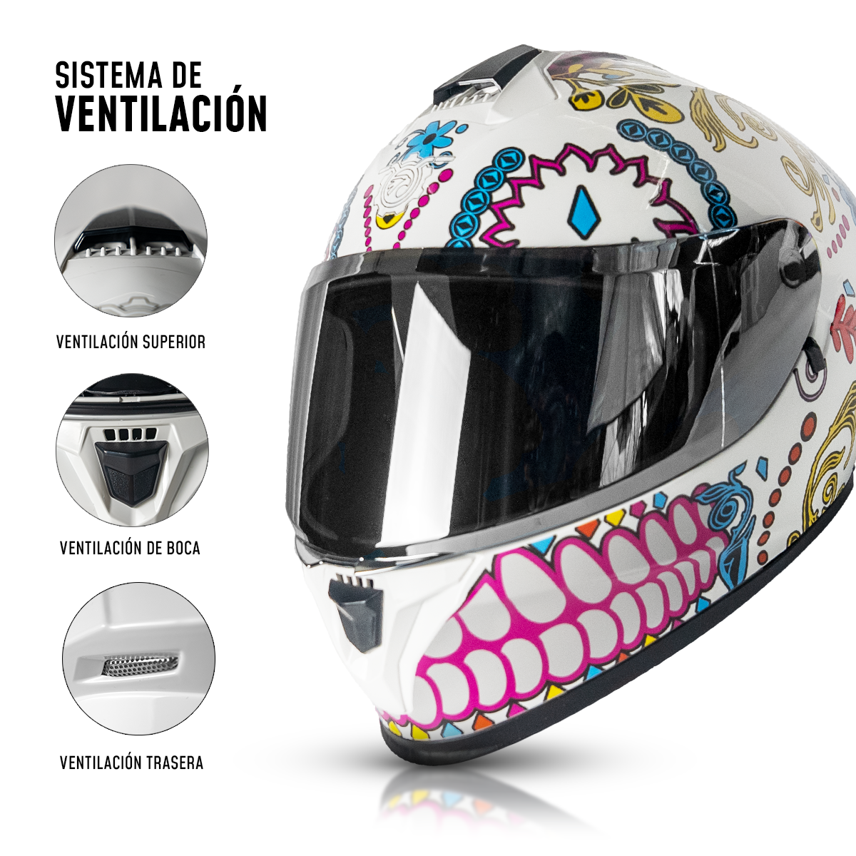 Casco Integral On Road S3 CC-INT-S3-005 Policarbonato DOT ECE