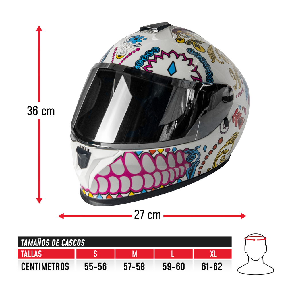 Casco Integral On Road S3 CC-INT-S3-005 Policarbonato DOT ECE