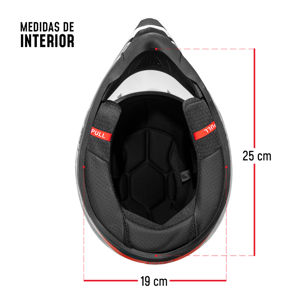 Casco Off Road R1 CC-OFR-R1-007 Uso Motocross DOT