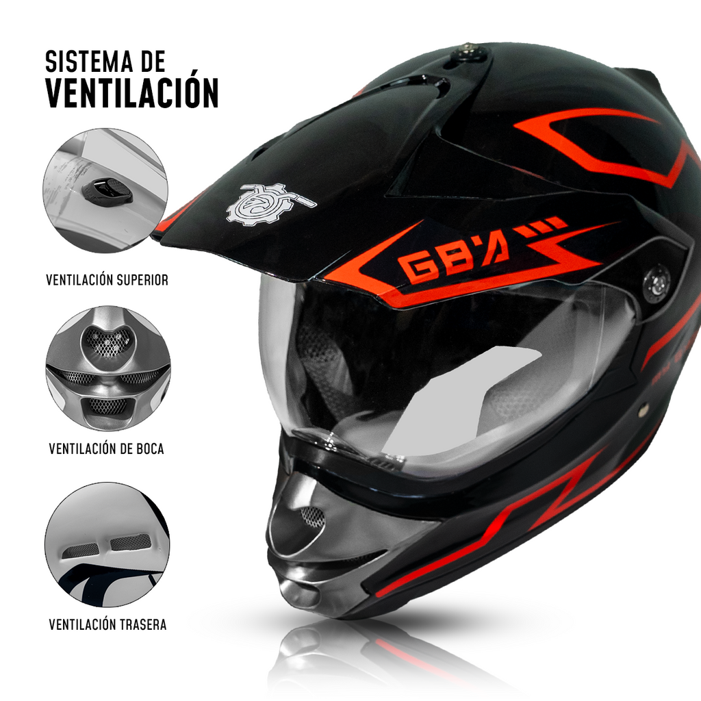 Casco Off Road R1 CC-OFR-R1-007 Uso Motocross DOT