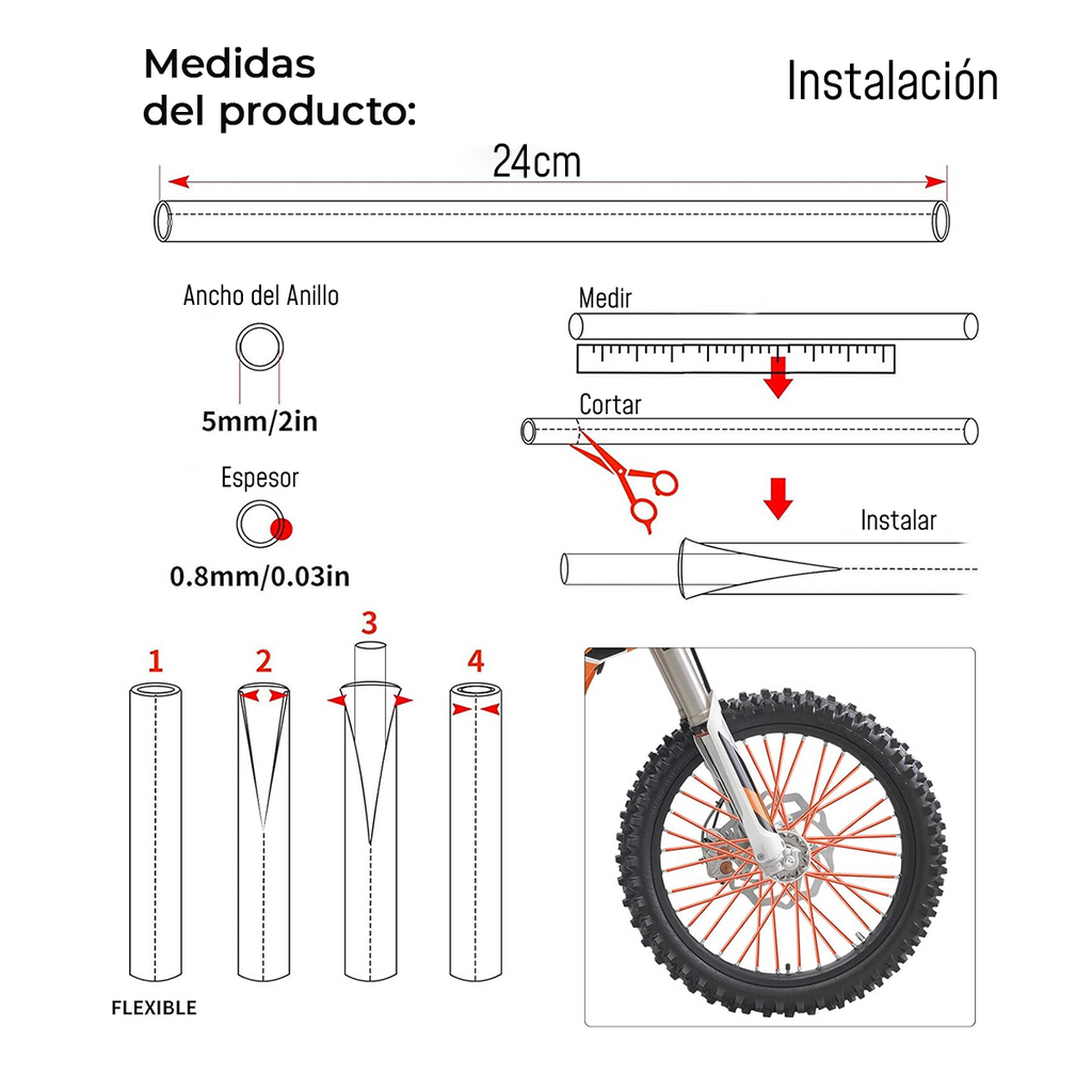 Cubre Rayos de Plástico