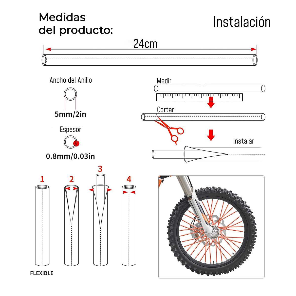 Cubre Rayos de Plástico