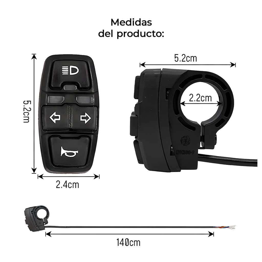 Botón de Indicadores de luz