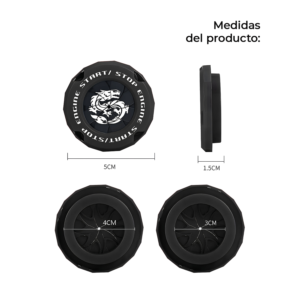 Cubierta de Botón de Arranque