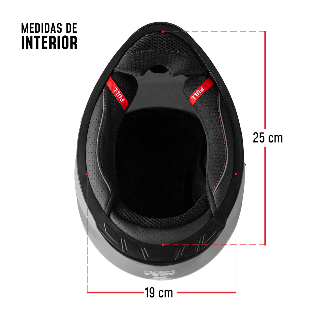 Casco Integral On Road S3 CC-INT-S3-002 Certificación DOT y ECE