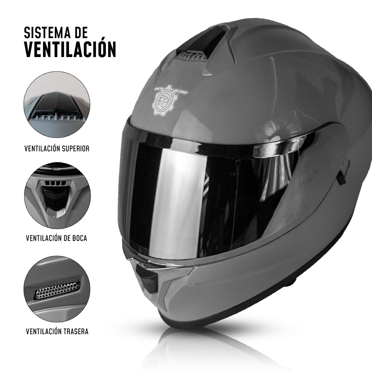 Casco Integral On Road S3 CC-INT-S3-003 Certificado DOT ECE