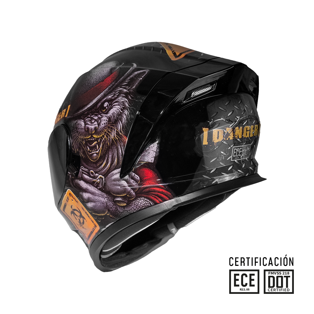 Casco Integral On Road S3 CC-INT-S3-010 Certificación DOT y ECE