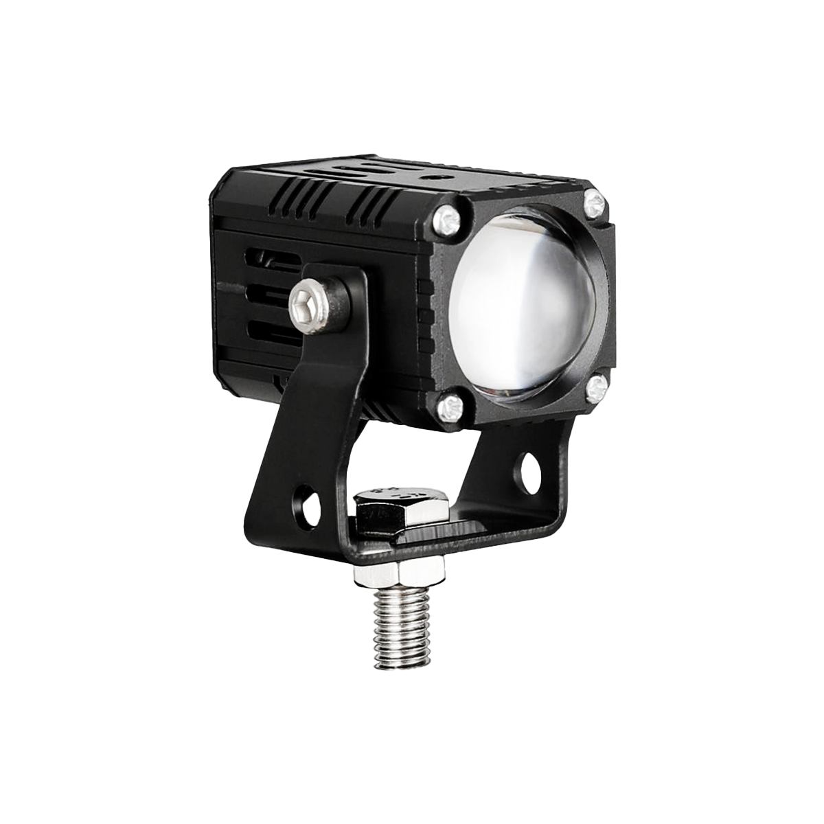 Faro Auxiliar Led 12w Para Moto Luz Ámbar Y Blanca