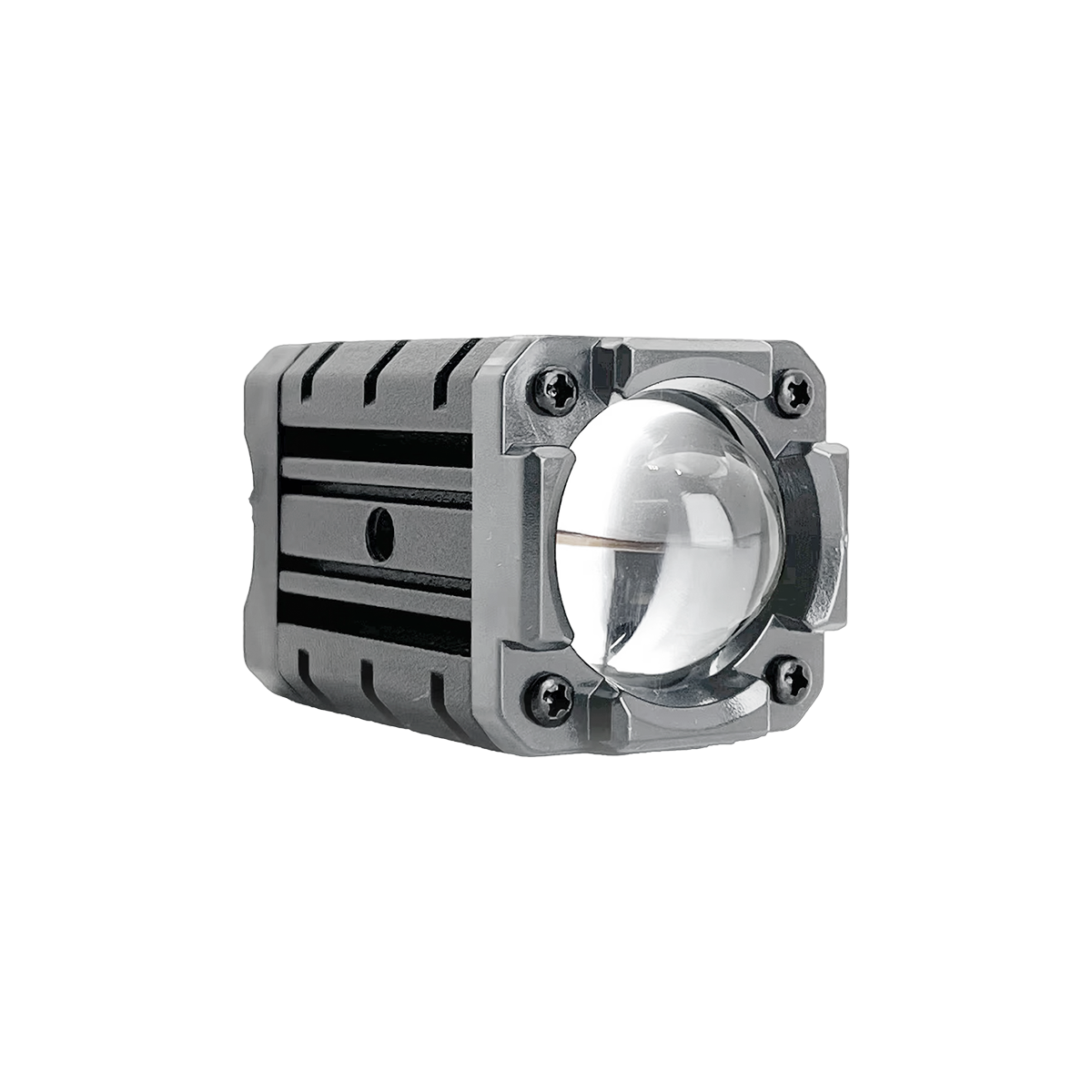 Faro Auxiliar Led 12w Para Moto Luz Ámbar Y Azul