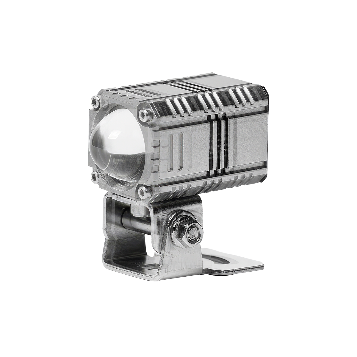 Faro Auxiliar Led 18w Para Moto Luz Ámbar Y Azul