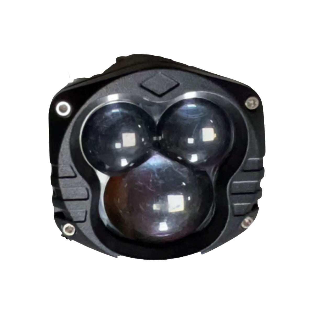 Faro Auxiliar Led 26w Para Motocicleta Luz Ámbar Blanca