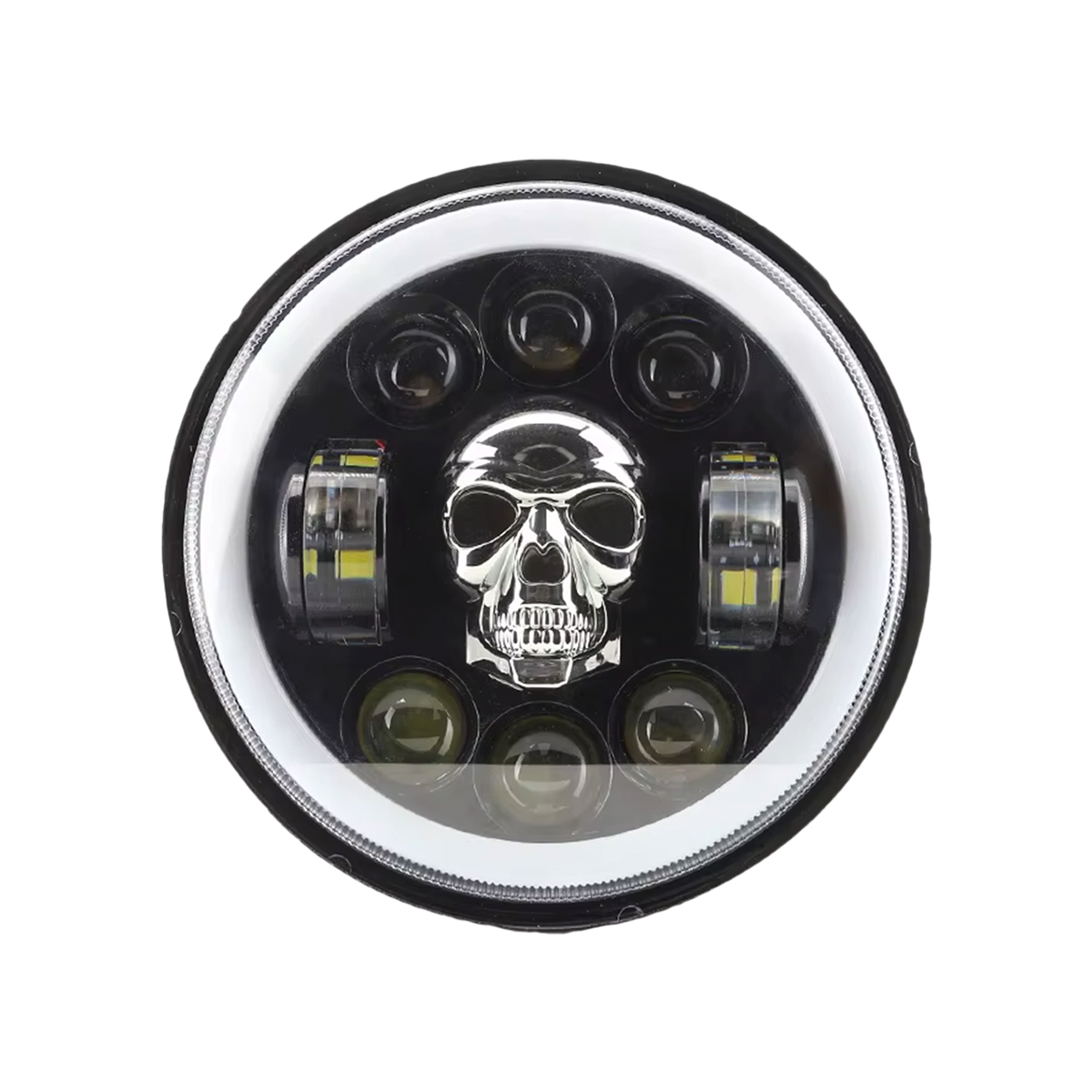 Aro Ojos De Ángel Led 22w Para Moto Alta Visibilidad