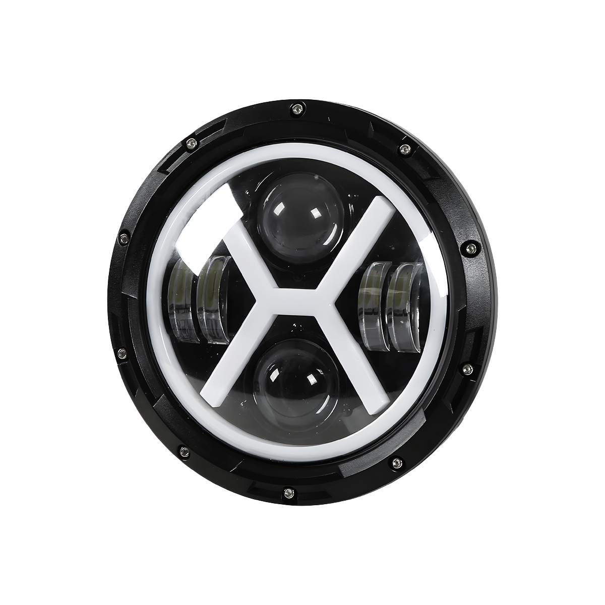 Ojos De Ángel Led 22w Para Moto Doble Iluminación